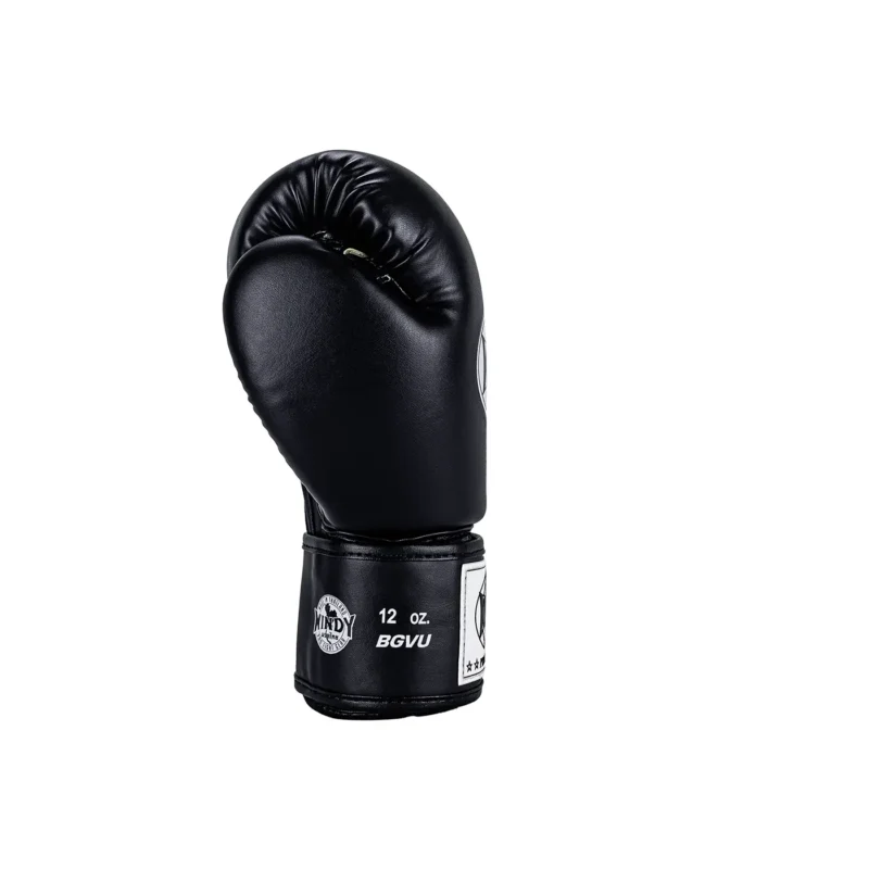 Windy Training Boxing Gloves Black left side view