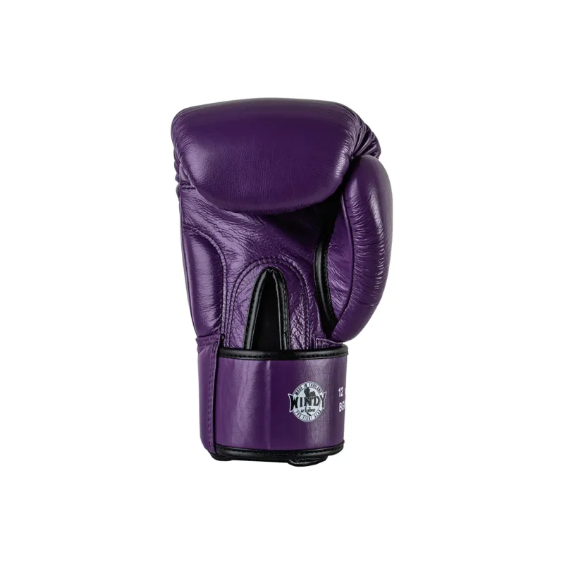 Windy Purple Boxing Gloves Back View