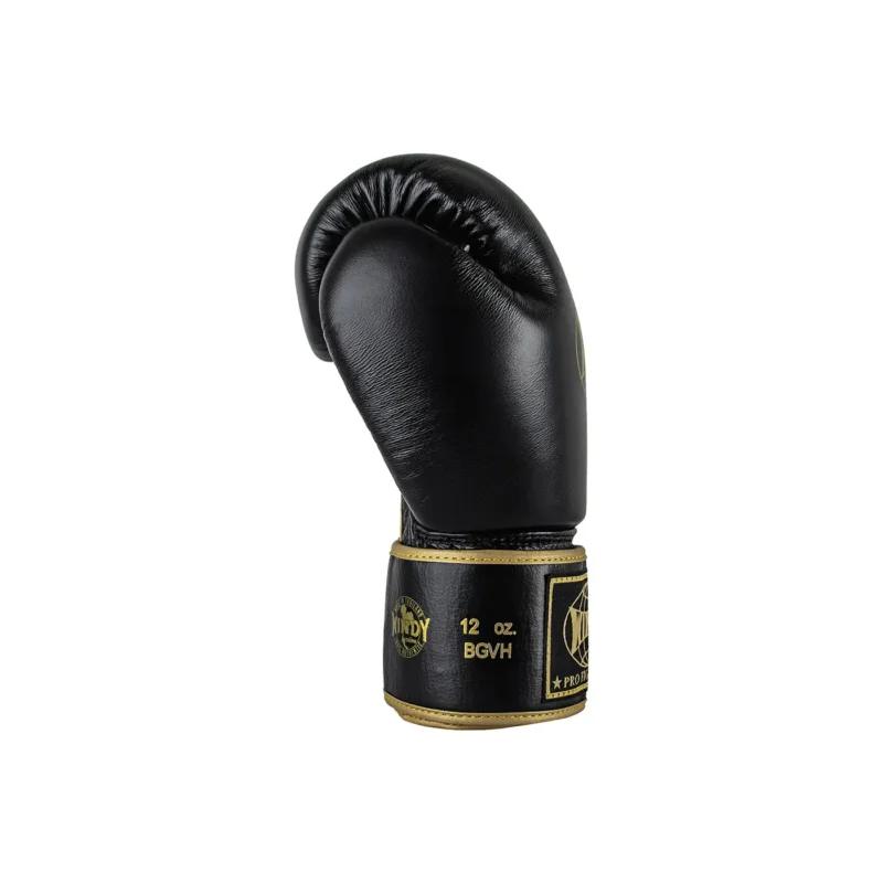 Windy Boxing Gloves Black Gold left View