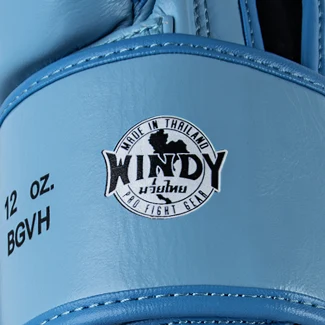 Windy Boxing Gloves Light Blue Authentic Tag