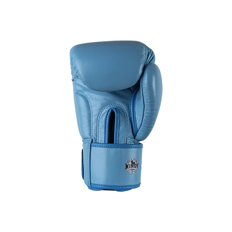Windy Boxing Gloves Light Blue Back View