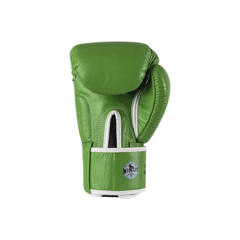 Windy Light Green Boxing Gloves Back View