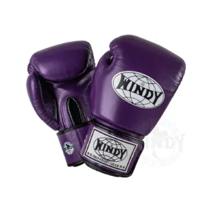 WINDY ボクシンググローブ パープル レースアップ　8oz Windy Purple Boxing Gloves | Original from Thailand