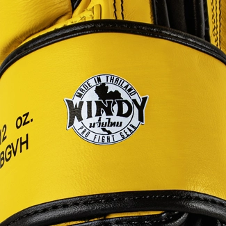 Windy Boxing Gloves Yellow Authentic Tag