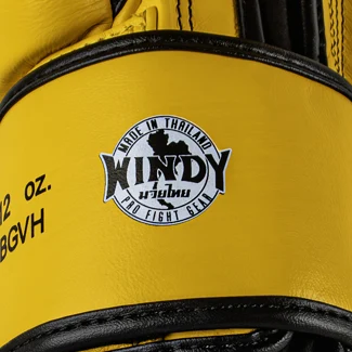 Windy Boxing Gloves Yellow Authentic Tag