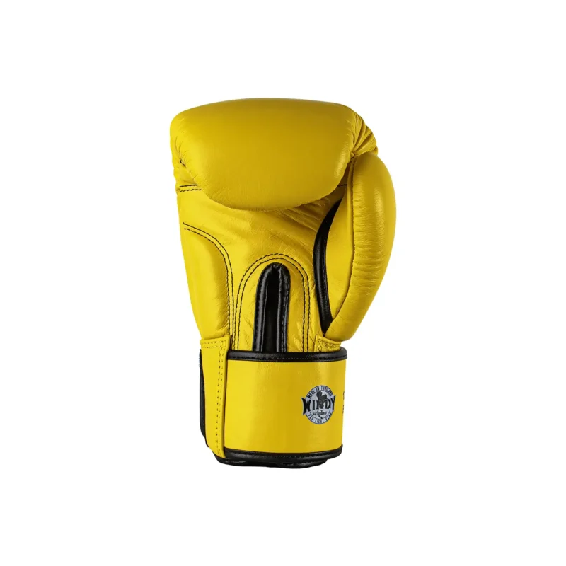 Windy Boxing Gloves Yellow Back View