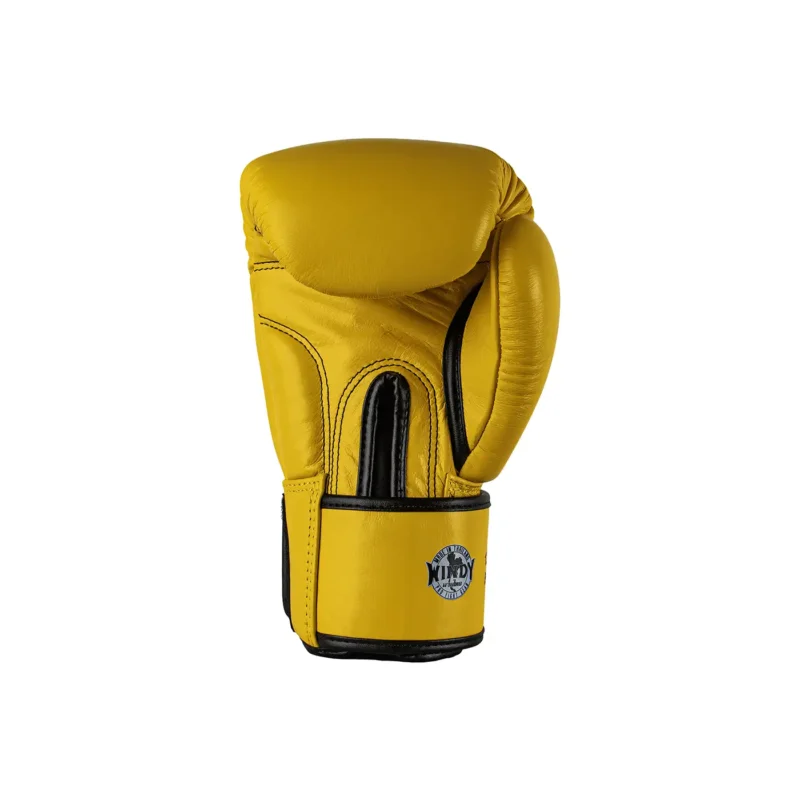Windy Boxing Gloves Yellow Back View