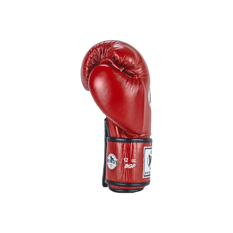 Windy Red Muay Thai Gloves right side view