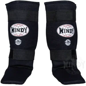 Windy Cotton Shin Guards Black | Original Thailand