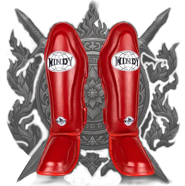 Windy Muay Thai Shin Guards Display