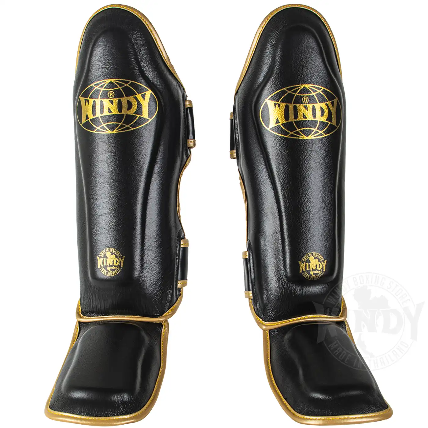 Windy Shin Guards Black Gold